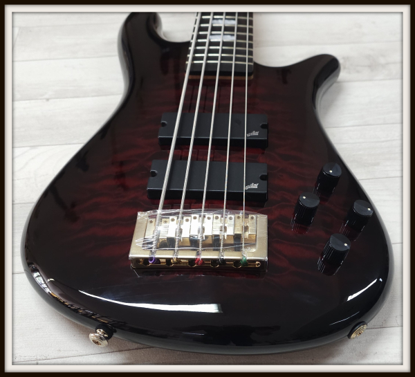 Preview: Spector Icon NS-5 Bolt-On, Black Cherry Gloss